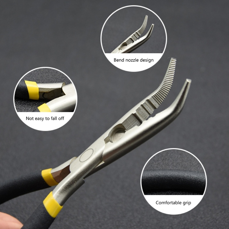 Kìm Gỡ Lưỡi Câu Cá Cán Dài Bằng Thép Không Gỉ