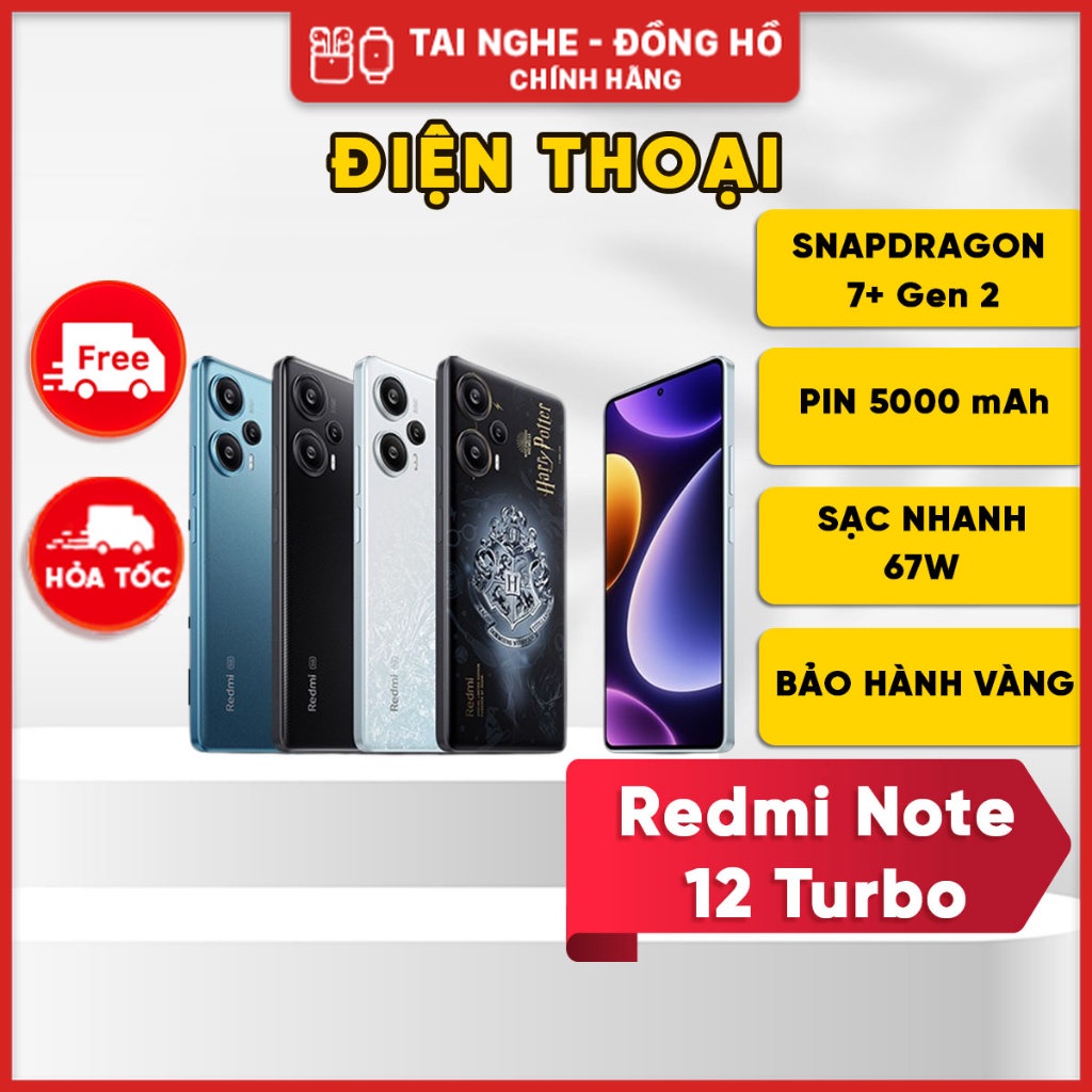 Điện Thoại Xiaomi Redmi Note 12 Turbo Bảo Hành Vàng Mobilecity 12