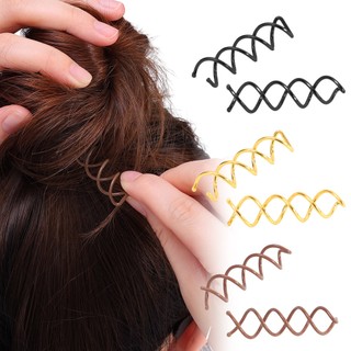 Kẹp Tóc Dạng Xoắn Tạo Kiểu Tóc Phong Cách Hàn Quốc Ngọt Ngào Cho Cô Dâu
