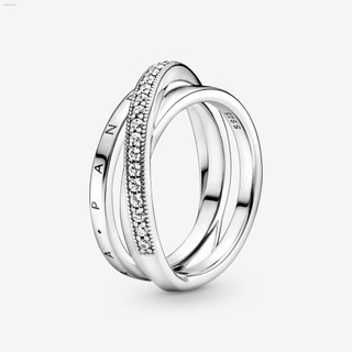 Nhẫn nữ thời trang Zircon bạc Spot925 EX8E
