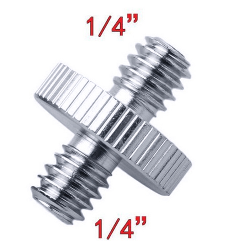Ppy Hai Đầu 1 4 Nam Vít Ren Chuyển Đổi Adapter Cho Máy Ảnh Chân Máy Ballhead