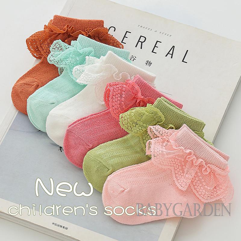 Đôi Vớ Thoáng Khí Dễ Thương Cho Bé Gái 0-12 Tuổi