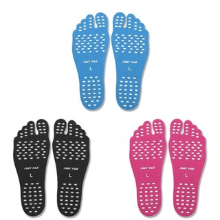 Đế Dính WEETW, Giày Đi Biển Chống Trơn Trượt, Miếng Lót Chân Thoáng Khí Miếng Dán Chân Trần Dính Silica Gel Miếng Lót Giày Vô Hình Cho Nam