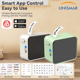 Máy In Nhãn Nhiệt P15 Kèm 1 Cuộn Nhãn Dán Kết Nối Bluetooth Không Dây Loại C HD