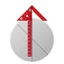 OXXGGKAO Nhẹ CenterFinder Trung Tâm Chế Biến Gỗ Scribe Vuông Trung Tâm Scribe Bền