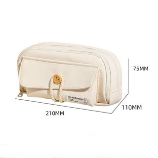 Túi đựng bút chì BAMBOOB, Văn phòng phẩm dung lượng lớn đa chức năng, Túi đựng mỹ phẩm bằng vải Đồ dùng học tập dành cho học sinh