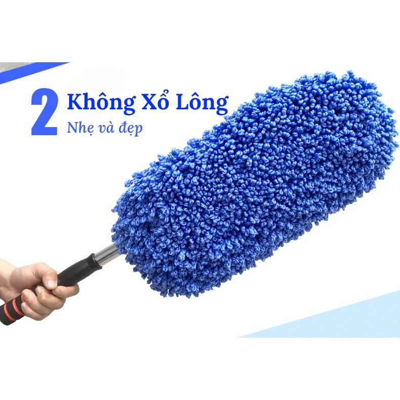 Chổi Rửa Xe Ô Tô Sợi Mềm-Chổi Lau Xe Ô Tô,Điều Chỉnh Được Độ Dài