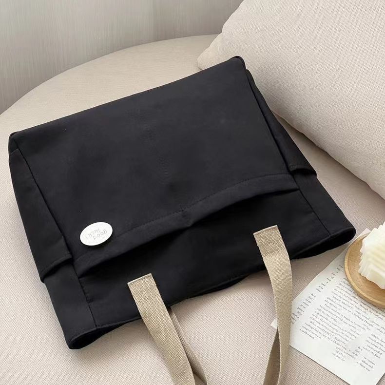 Túi canvas đeo vai đơn phong cách thời trang nữ, túi tote vải cho sinh viên, túi xách một vai
