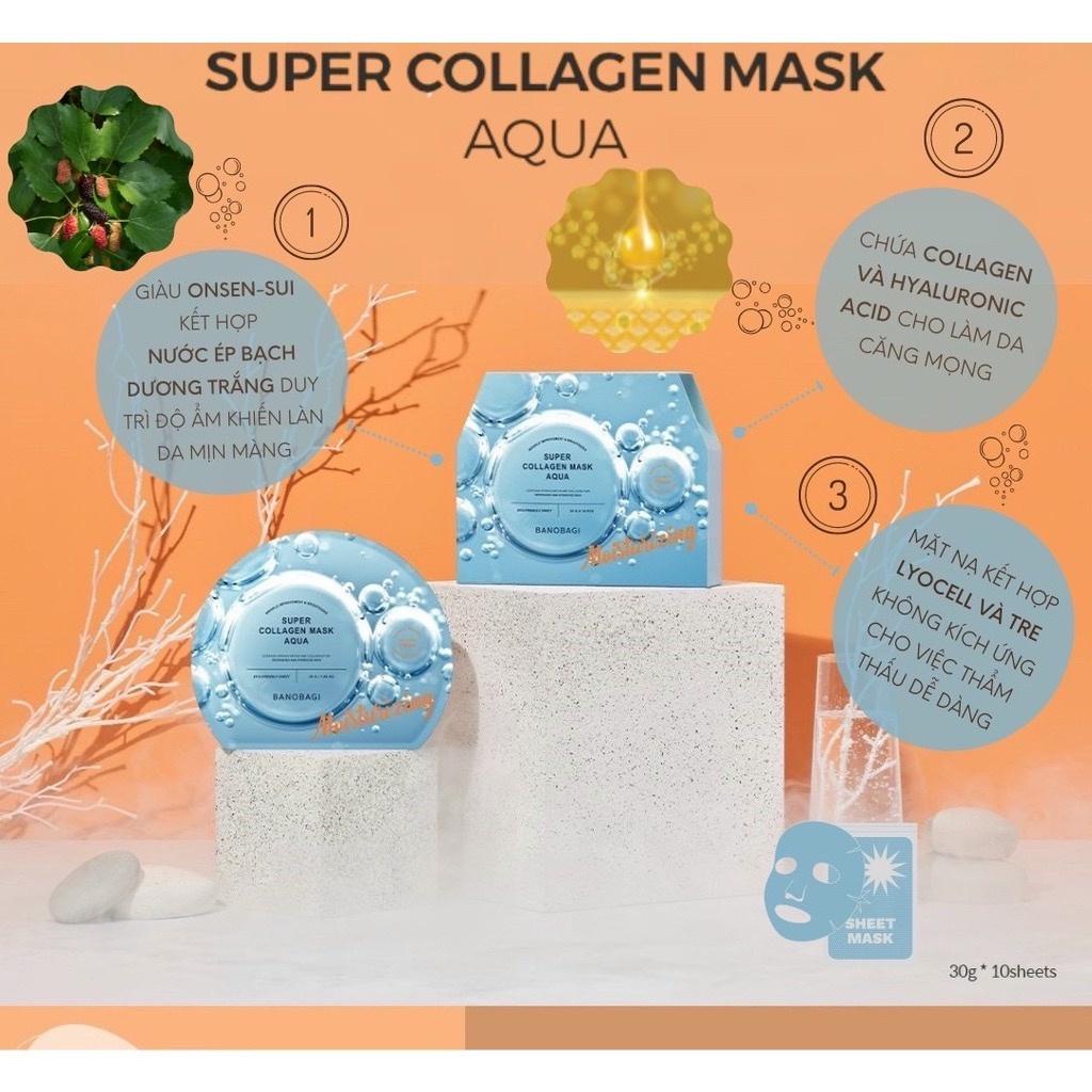 Ảnh Mặt Nạ Dưỡng Ẩm, Tăng Đàn Hồi Da, Căng Mướt Banobagi Super Collagen Mask  Daily Beauty 4