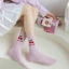 THI Hồng Hoa Nữ Tất Thời Trang Dễ Thương Ngọt Ngào Bông Tai Kẹp Tất Thường Ngày Hàn Quốc Bé Gái Nhật Bản Calcees VN