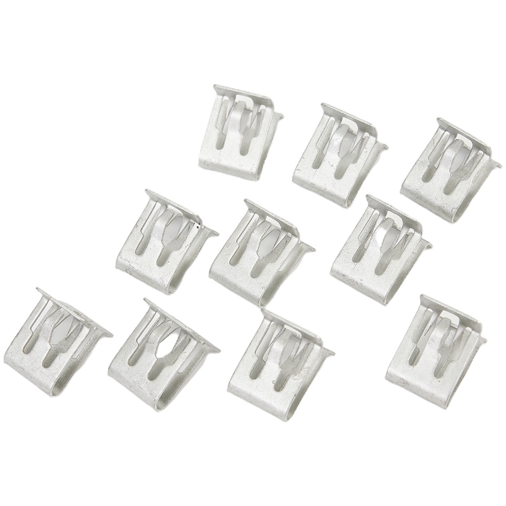 Set 10 Kẹp Phụ Kiện Thay Thế Bằng Kim Loại Cho Xe Hơi