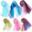 EBINLANDS Khăn Lụa Mùa Hè Chống Nắng Điều Hòa Không Khí Khăn Choàng Đầu Nữ Hijab Khăn Mềm Voan Khăn