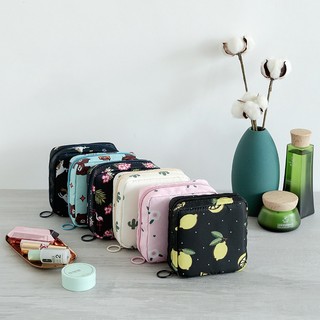 Túi Đựng Khăn Giấy Vệ Sinh / Mỹ Phẩm Bằng Cotton Tiện Dụng Cho Nữ