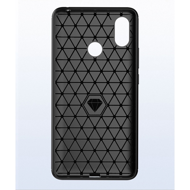 Dành cho Xiaomi Mi Max 3 2 Ultra Slim Brushed Họa tiết TPU mềm chống sốc