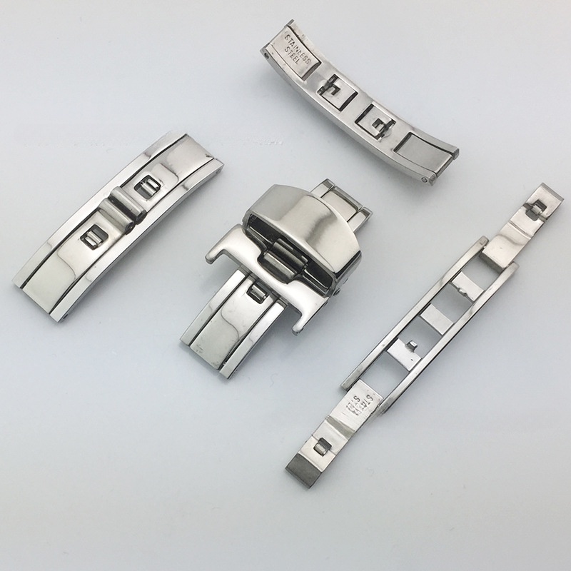 Khóa Dây Đồng Hồ Bằng Thép Không Gỉ 304 12 14 16 18mm 20mm 22 24mm