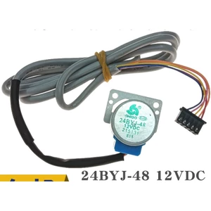 Thích hợp cho Động cơ bước điều hòa không khí Zhigao 24BYJ-48 Động cơ dẫn hướng gió Đồng bộ Tấm dẫn hướng gió Xoay động cơ gió