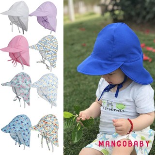 Mũ chống nắng trẻ em MG-Toddler UPF 50 + Mũ xô Cotton chống tia cực tím Mũ nắp có thể điều chỉnh