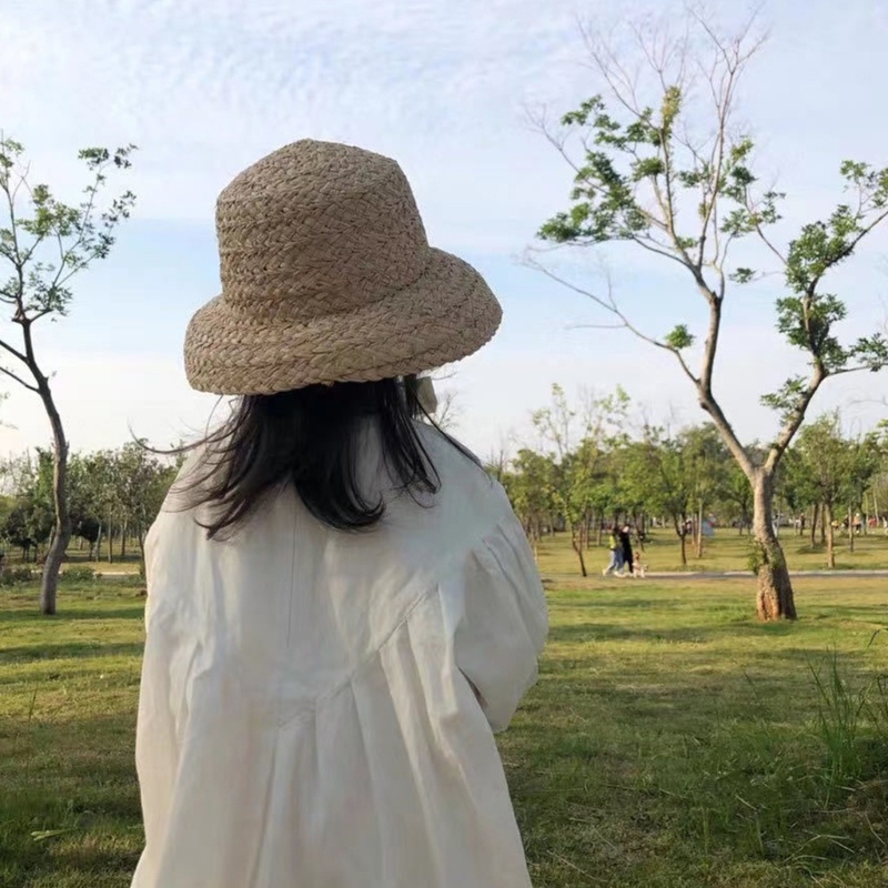 Nón Cối Cột Dây Thời Trang Mùa Hè Cho Bé Gái