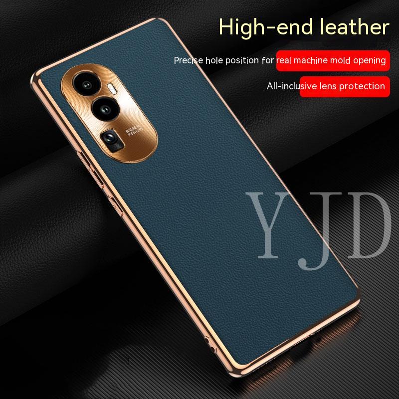 Ốp Điện Thoại Da Siêu Mỏng Chống Sốc Cho OPPO Reno10 Pro+