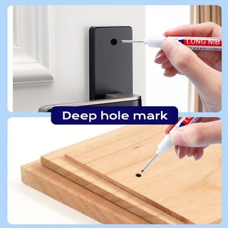 2 / 3 Chiếc 20 Mm Nib Bút Đánh Dấu Lỗ Sâu 5 Màu Đa Năng Bút Dầu Nhanh Khô Thợ Mộc Bút Đánh Dấu Cho Phòng Tắm Gỗ Kim Loại Đồ Dùng Tranh
