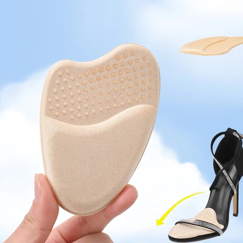 Miếng Lót Giày Cao Gót 6D Giảm Áp Lực Chống Trượt Thoáng Khí Dành Cho Nam Nữ