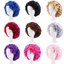 BORAGETE Silk Nightcap, Satin Có Mũ Ngủ Đầu, Mũ Chăm Sóc Tóc Băng Đô Rộng Turban Bonnet Beanie Nữ Trẻ Em