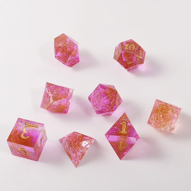 Un * dices art craft khuôn tinh thể epoxy resin khuôn dices trò chơi kỹ thuật số khuôn silicone