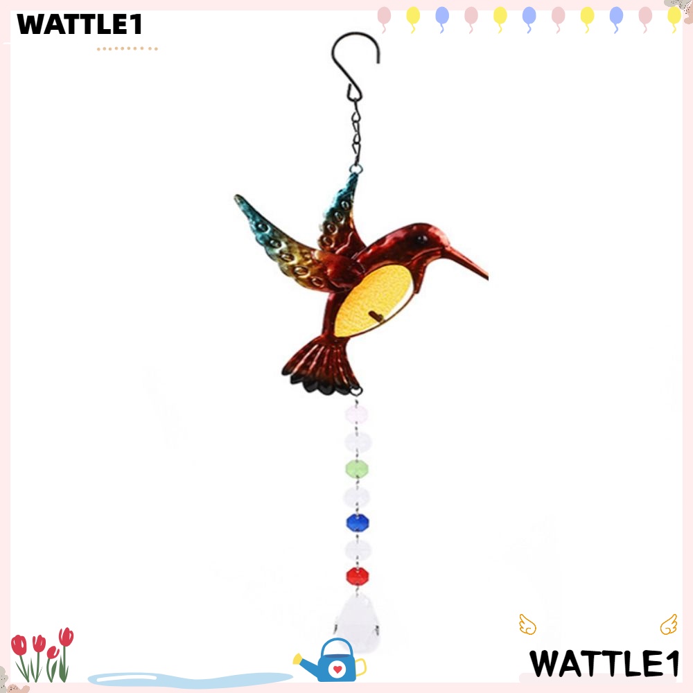 Quạt trần wttle, treo pha lê trang trí hummingbird treo, sun catcher