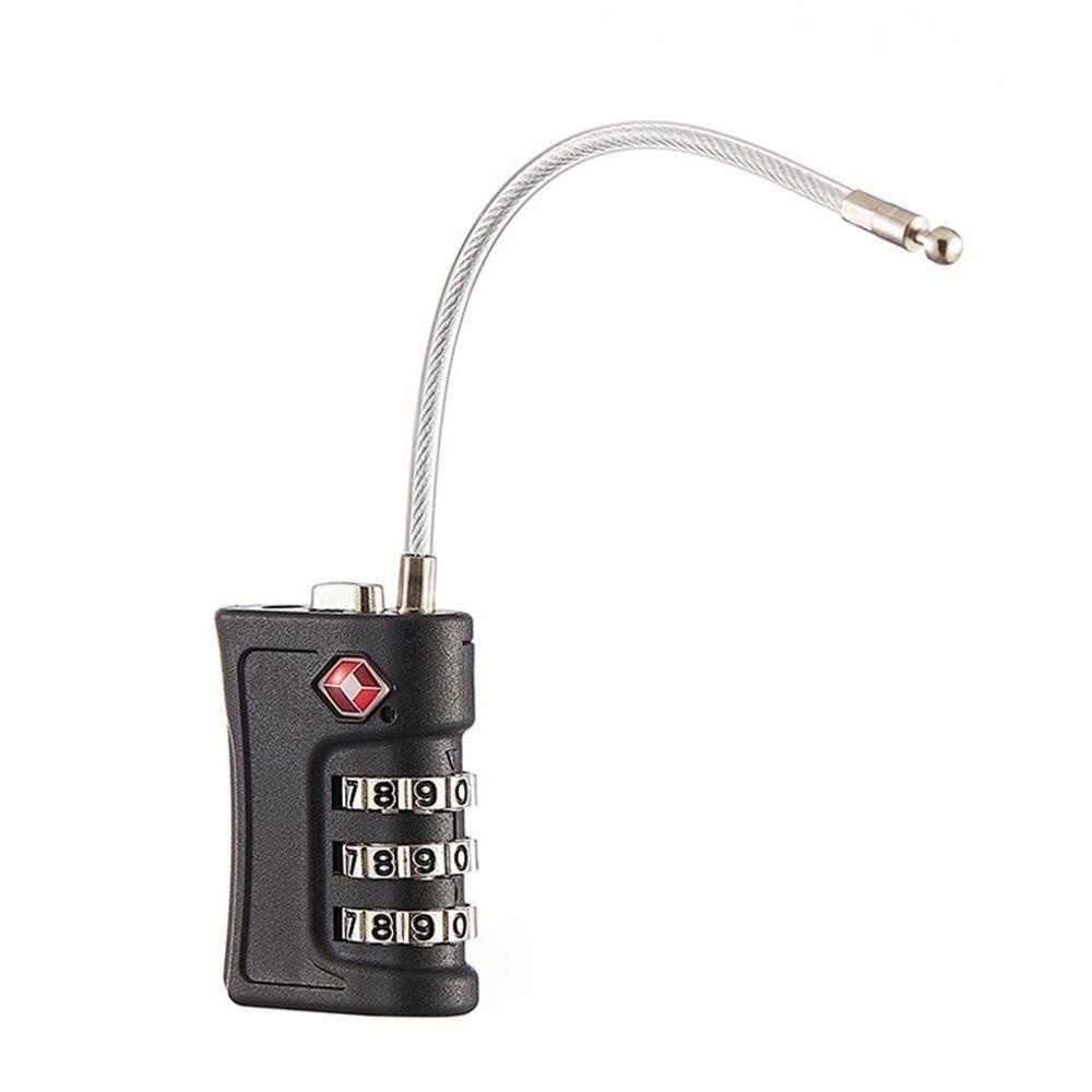 GETVOW 3 Chữ Số Kết Hợp Khóa, Dây An Ninh Dụng Cụ Khóa Mật Khẩu Hải Quan, Bền Chống Trộm TSA Ổ Khóa Vali Hành Lý Mã Hóa Khóa Du Lịch