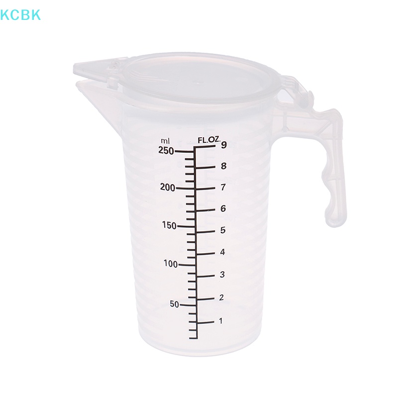 Kc 100 / 250 / 500ml bình nước bột nhà bếp nướng trong suốt có nắp bk