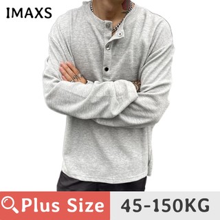 Áo Thun DàI Tay Cổ ĐứNg SIZE LớN Cho Nam 45-150KG