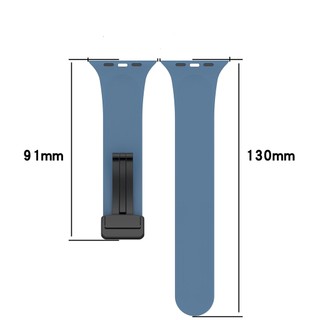 Dây Đeo Silicone Khóa Nam Châm Cho Đồng Hồ Thông Minh Apple Watch Ultra 49mm 46mm 44mm 40mm 42mm 38mm series 11 10 9 8 7 6 5 Se 45mm 41mm