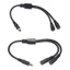 Cáp chia DC Y 1 Cáp chuyển đổi nguồn DC nam sang 2 cái 5.5x2.1mm / 5.5x2.5mm cho Bộ định tuyến máy ảnh quan sát