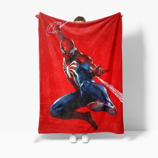 Người Nhện 4 Kích Thước Flannel Chăn Siêu Anh Hùng Đơn Mặt Flannel Chăn Điều Hòa Không Khí Ngủ Chăn