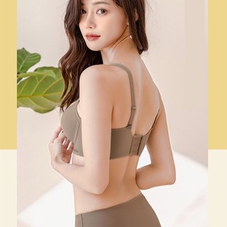 Set Áo Lót Không Đường May + Quần Lót 3 / 4 Cup + Áo Lót Nâng Ngực Mềm Mịn Quyến Rũ Dành Cho Nữ