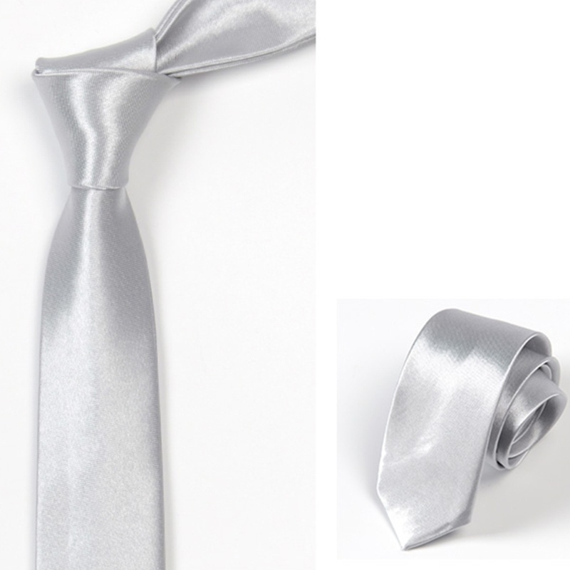 Vic Màu Trơn Đồng Bằng Dây Buộc Màu Đen Chính Thức Cà Vạt Satin Nữ Satin Skinny Khăn Cà Vạt Dài Skinny Tie JK Đồng Phục