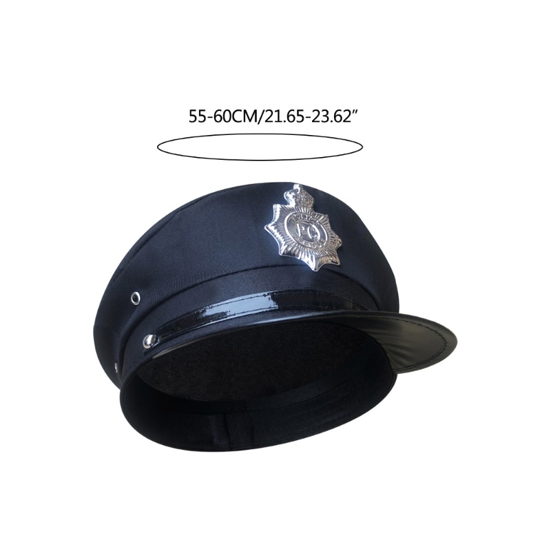 Sky thời trang cảnh sát mũ cosplay sĩ quan mũ đàn ông cosplay halloween công cụ bên