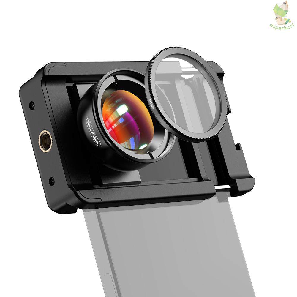 Filtre CPL 52 Mm Pour Téléphone - Réduit Les Reflets - Compatible IPhone Et Android - Avec Clip Universel