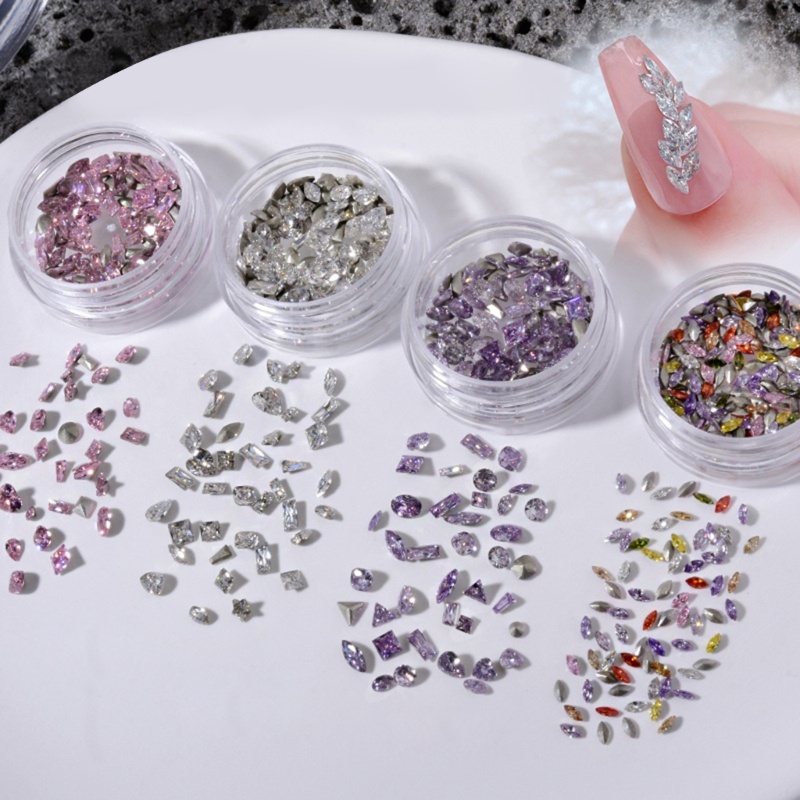 ⚝⚝Richh Set 50 Hạt Đá 3D Đính Móng Nghệ Thuật