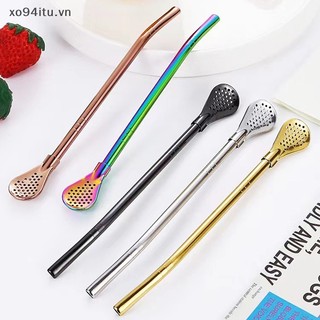 Ống Hút Bằng Thép Không Gỉ 304 Nhiều Màu Có Thể Tái Sử Dụng