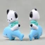 SQ3 Sanrio Dễ Thương Pochacco Nhân Vật Hành Động Cưỡi Cá Heo Mô Hình Búp Bê Đồ Chơi Cho Trẻ Em DIY Trang Trí Bánh Bộ Sưu Tập Quà Tặng QS3