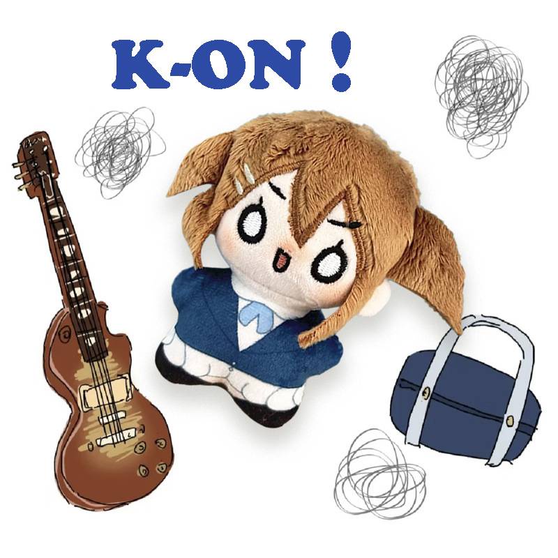 Móc Khóa Búp Bê Nhồi Bông K-ON Hirasawa Yui DIY Quà Tặng Đồ Chơi Cho Bé Gái Bộ Sưu Tập MY3