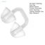 Nút Bịt Mũi Bằng Silicone Chống Thấm Nước Thoải Mái Tiện Dụng Khi Đi Bơi / Lặn Biển