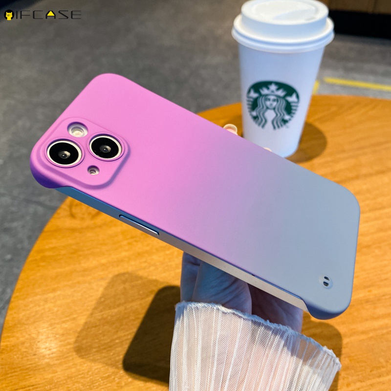 Ốp Điện Thoại Cứng Siêu Mỏng Không Viền Dọc Màu Macaron Cho Redmi Note 12 Turbo K60 K50 Pro Ultra K40S