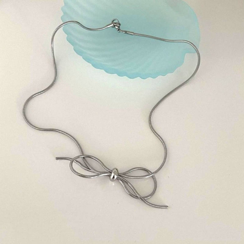 Coo Elegant Bowknot Pendant Choker Wedding Birthday Anniversary Jewelry Gift Women