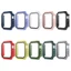 Kính + Vỏ cho Apple Watch Serie 8 7 6 5 4 SE Bảo vệ màn hình Cản cạnh thẳng iWatch cho Apple Watch Case 49MM 45mm 44mm 41mm 40mm
