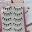 NORDICLIFE 5 Cặp Manga Anime Mies, Cosplay Nhật Bản Lông Mi Giả Kịch Tính, 5 Cặp Gói Lông Mi Giả Chồn Dày Ướt Spiky Cho Nữ Bé Gái