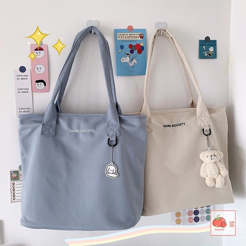 Túi Xách Vải canvas Thời Trang Phong Cách Hàn Quốc Cho Nữ Thời trang nữ Single Shoulder Bag  Túi vải  Túi vải sinh viên  Túi vai đơn thời trang  Túi vải vai đơn  Túi Tot