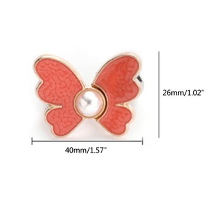 Cute Butterfly Jean Button Adjustable Waist Buckle Extender Detachable Tighten