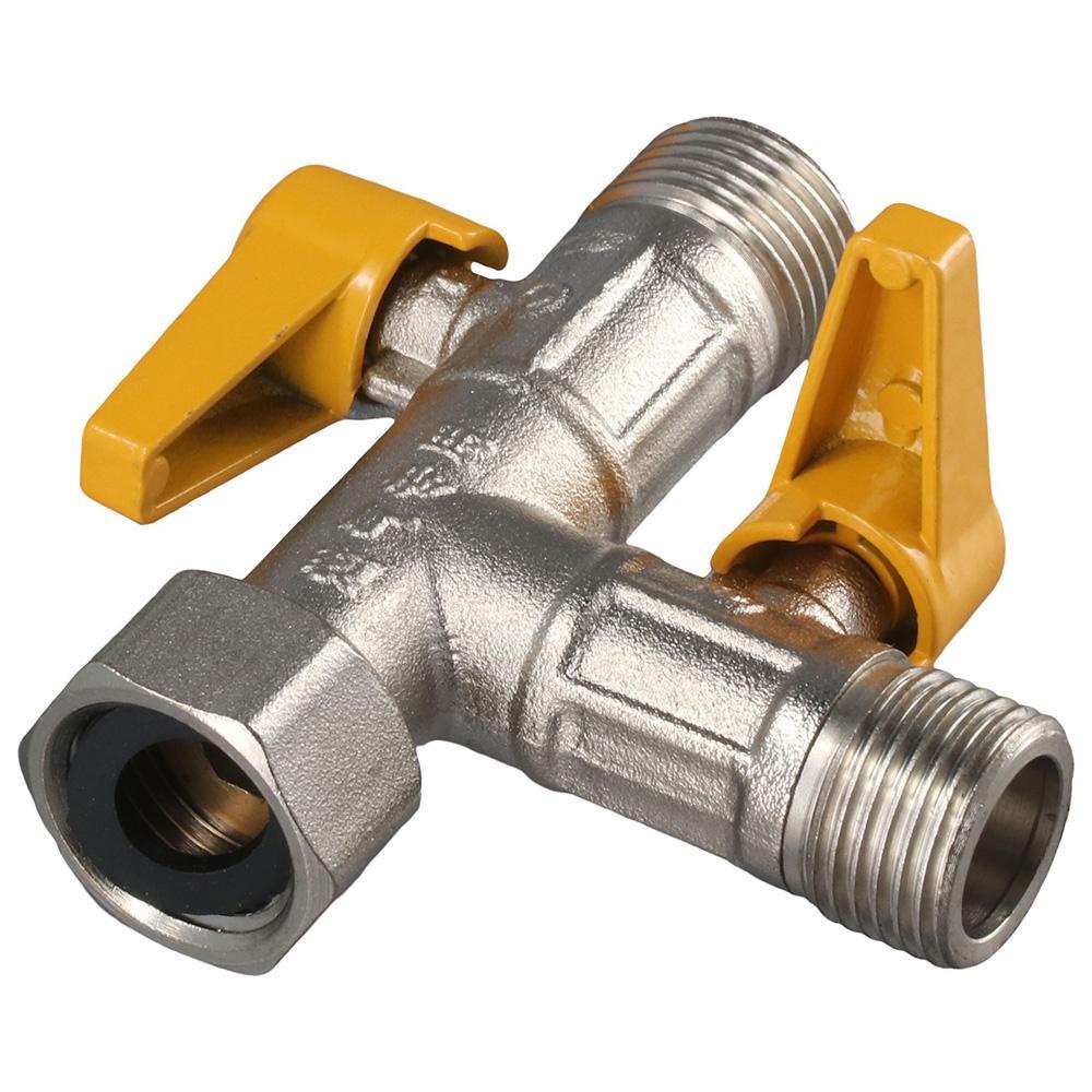 Van chuyển đổi vòi hoa sen ESSENCEH, Bộ chuyển đổi nước bằng đồng thau G1 / 2 ", Bộ chuyển đổi 3 chiều Đầu vòi hoa sen và vòi hoa sen